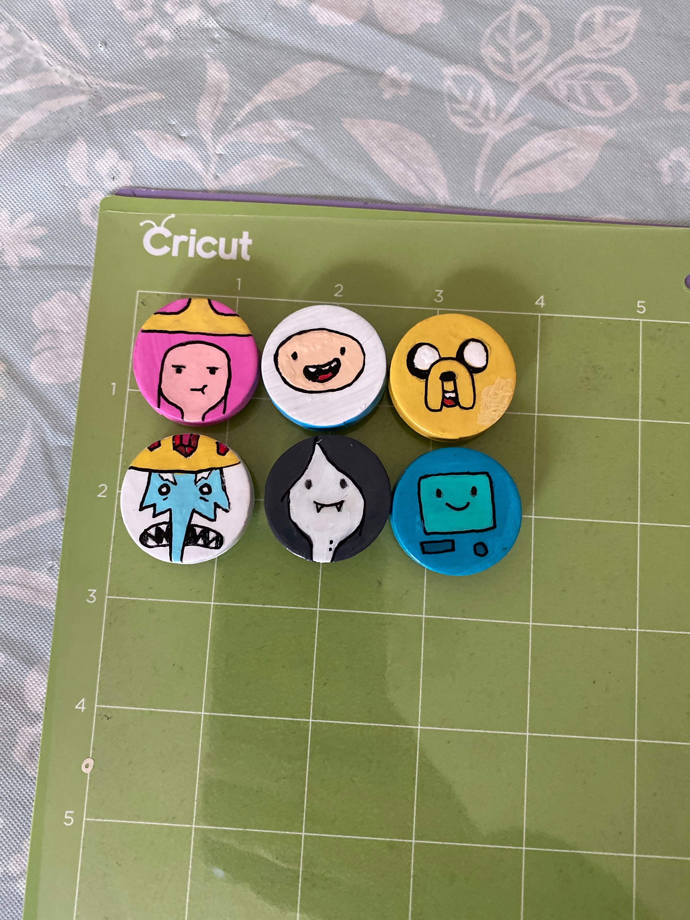 Time Magnets Adventure Time Magnets Set of 6 - Etsy
