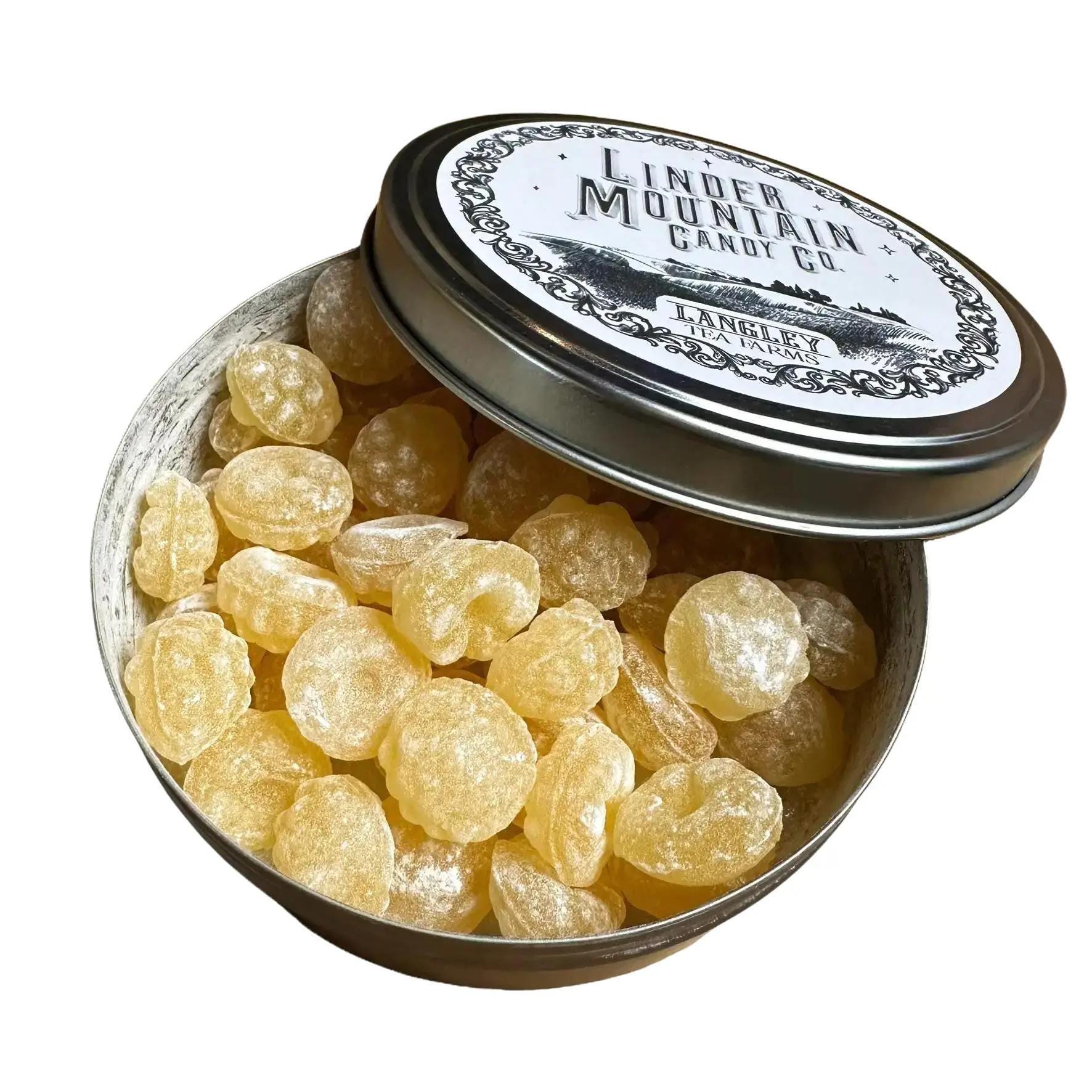 Lata de caramelo antigua - Etsy España