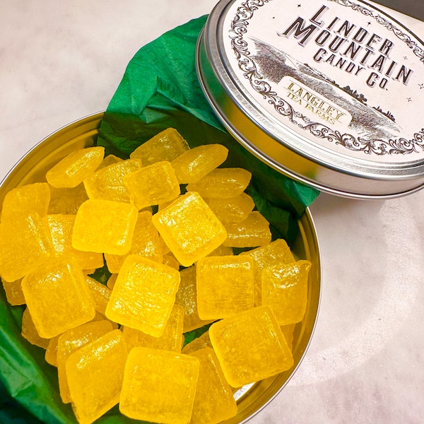 Lemon Hard Candy Drops Traditional Handmade Old Fashioned Small Batch