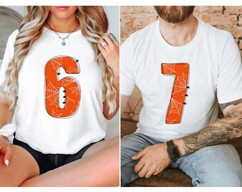 6 7 funny Halloween Costume Teacher Halloween T-shirt Six Seven shirt Kids Halloween Tshirts Couples 6 7 Matching Shirts Funny Teacher Shirt