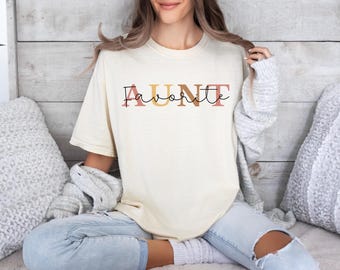 Aunt Shirt, Funny Aunt shirt, Aunt Tshirt, Auntie Shirt, Gift for Aunt, Aunt Outfit, Pregnancy Announcement Shirt for Aunt, New Aunt Shirt