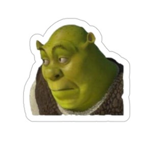 Green Moto Moto Shrek Sticker for Sale by SticksTooSlick