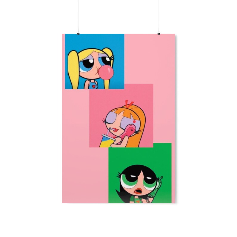 Powerpuff Girls Posters, Power Puff Room Decor Etsy