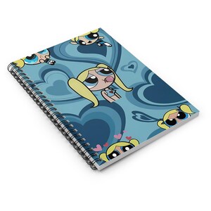 Note Notebook Bubbles Bubbles Spiral Notebook, Bubble Design, Ruled Line Journal, Cute ...