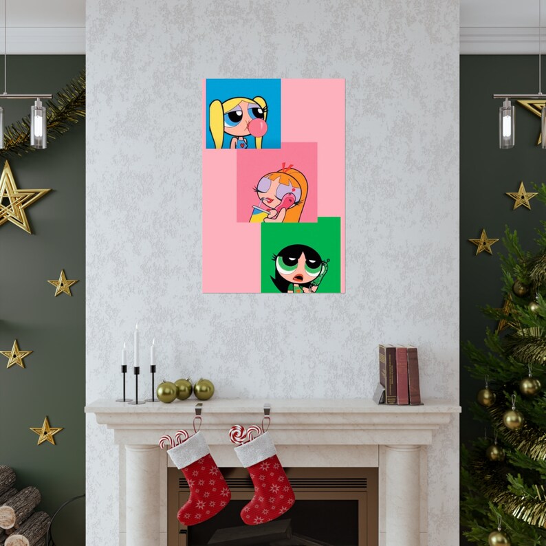 Powerpuff Girls Posters, Power Puff Room Decor Etsy