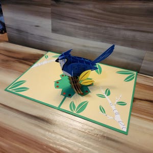 Abnehmbare Bluehäy Pop-Up Karte