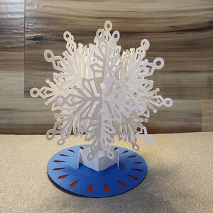 Removable Snowflake Greeting Card