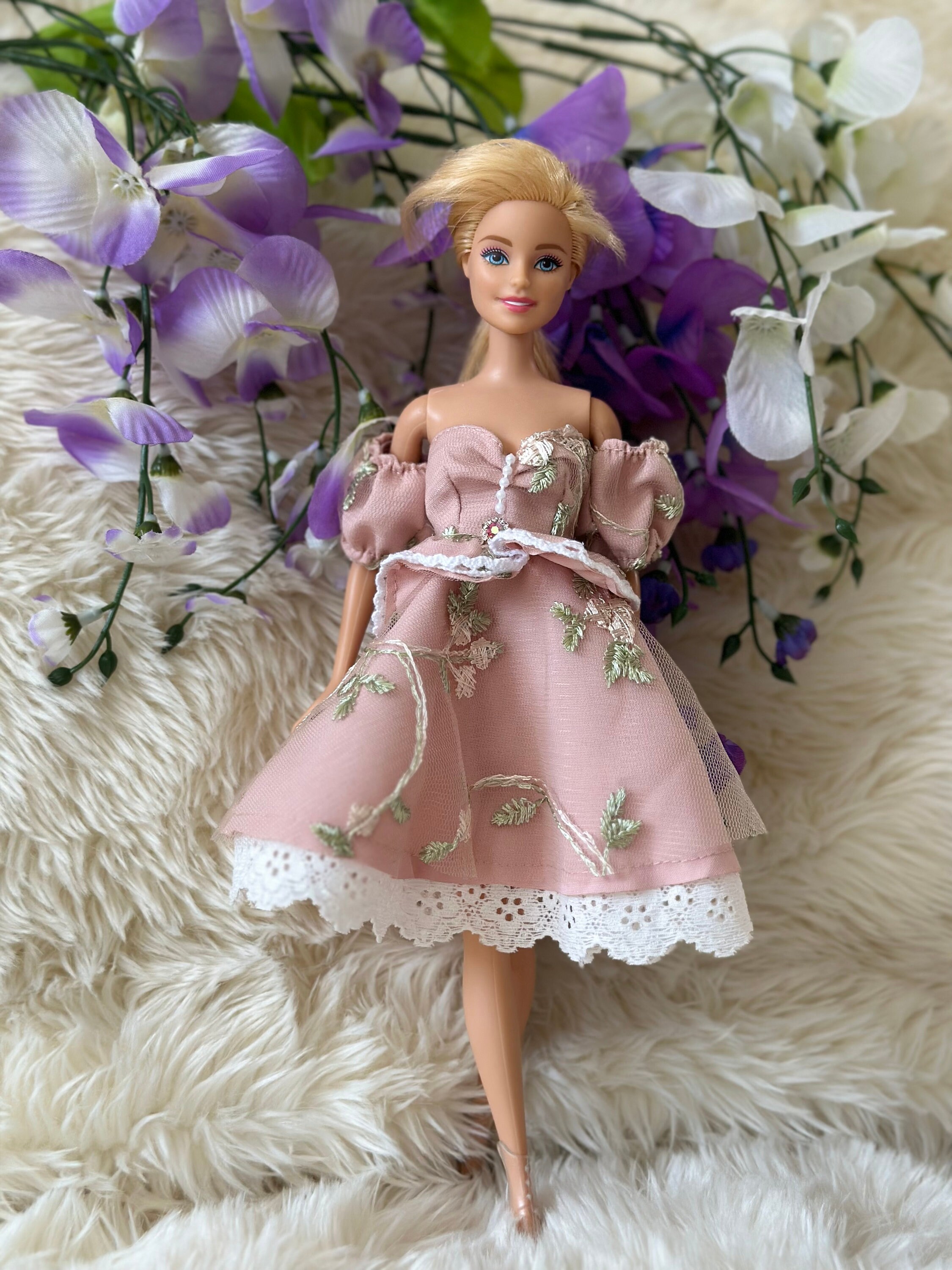 slim fit dress slacks Barbie Floral Dress Doll (Assorted) – Awesome Toys & Gifts main image 0