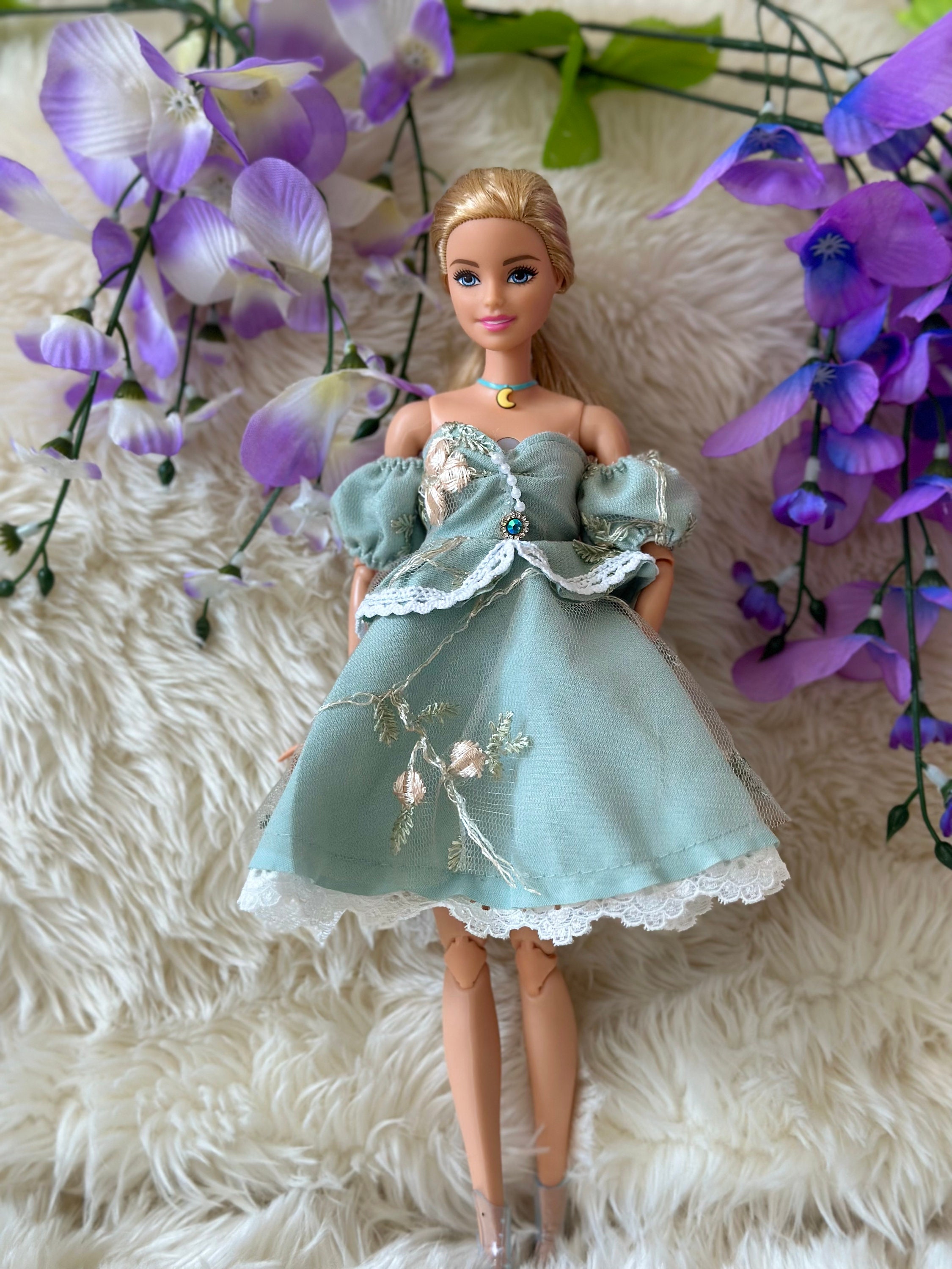 strapless open back dress Barbie Royal Dress Up Doll – eBeanstalk main image 1