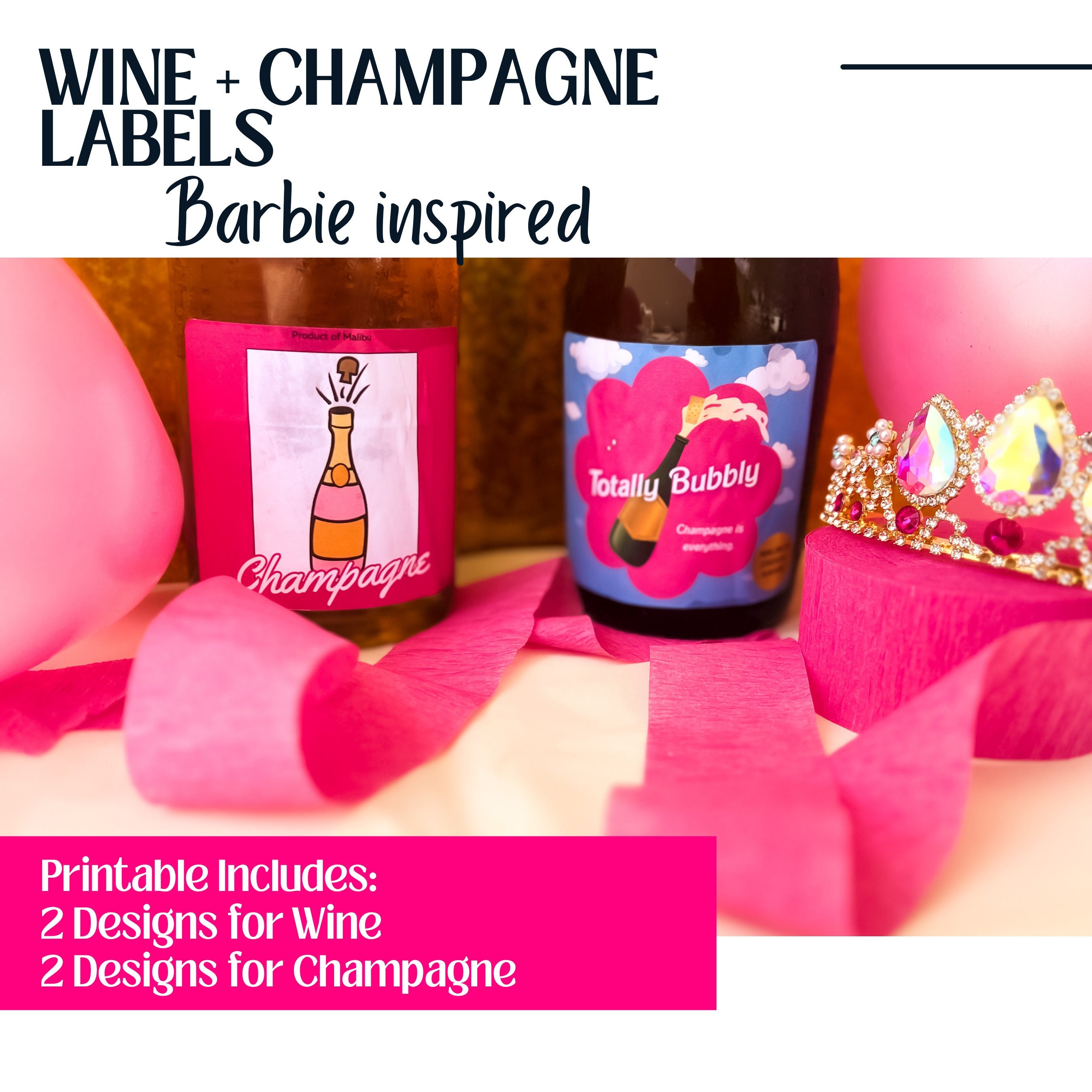 Downloadable Champagne Labels 