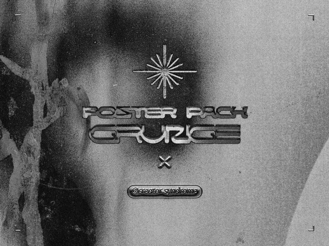 7 Posters With Spray Paint Dirt Textures Etsy