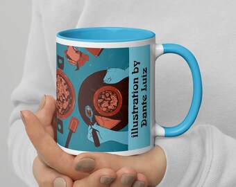 Kubek Bonesoup z ilustracją Dante Luiza