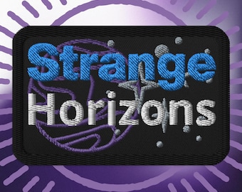 Strange Horizons 3" prostokątna naszywka haftowana do prasowania