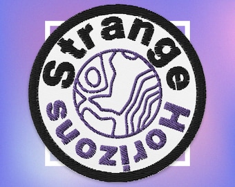 Strange Horizons 3" okrągła naszywka haftowana do prasowania