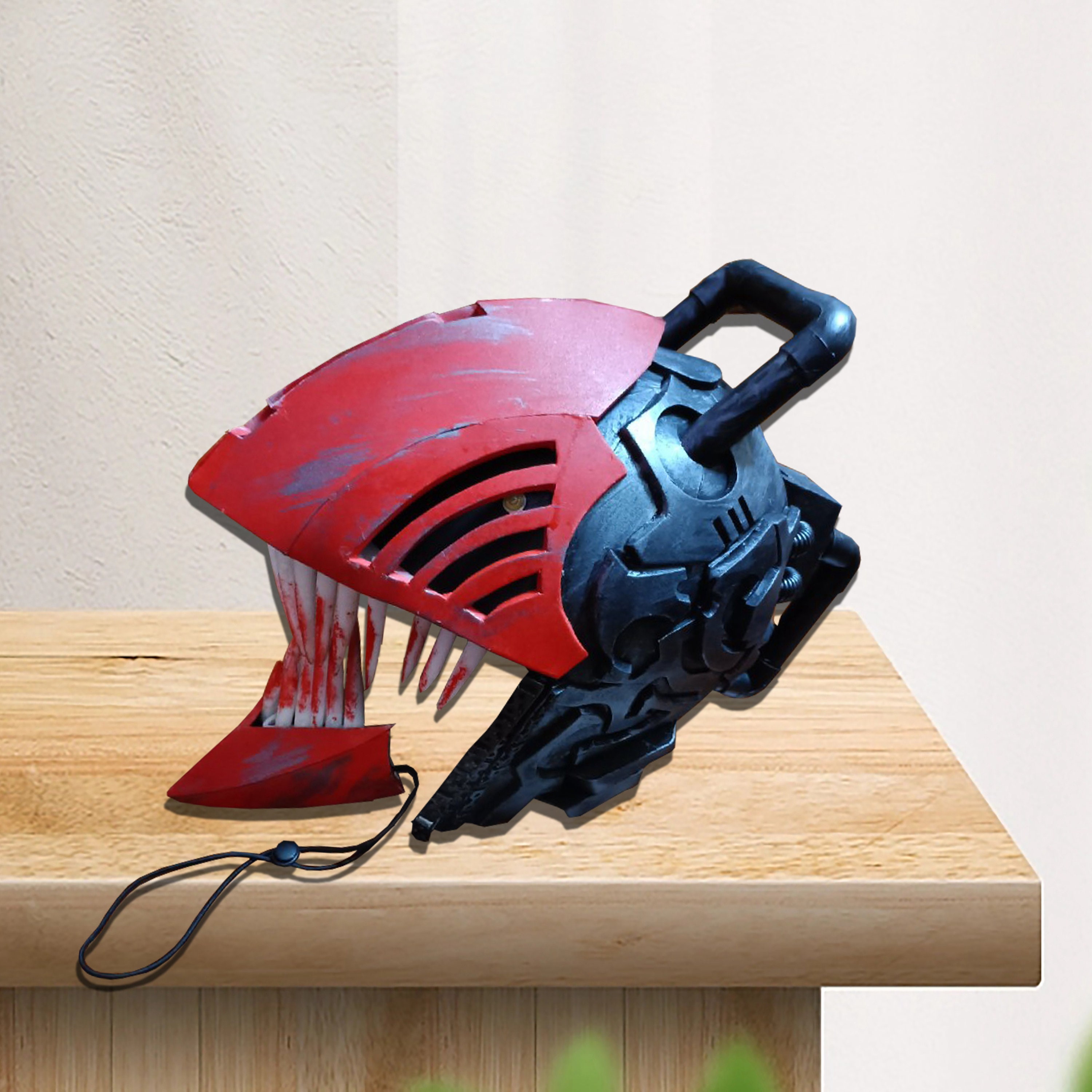 3D Printed Chainsaw Man Helmet Denji Cosplay for Sale – Go2Cosplay