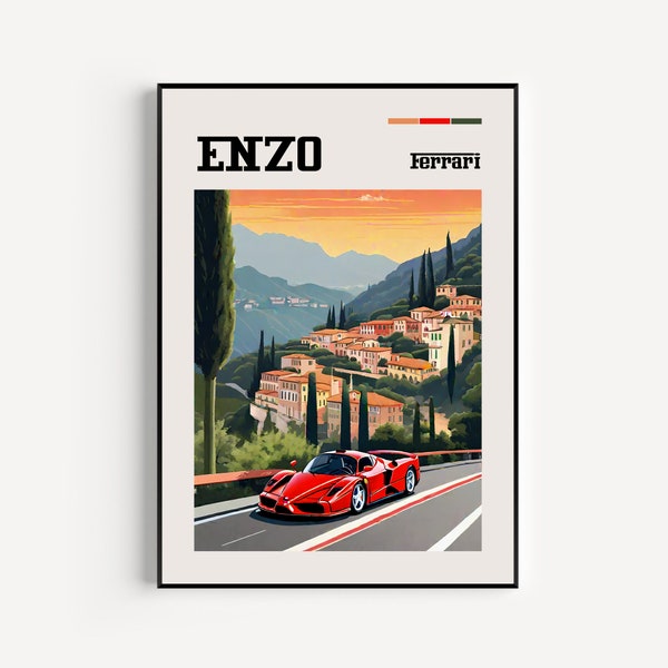 Ferrari Enzo Print, Ferrari Enzo Poster, Ferrari Enzo Wall Art, Ferrari Enzo Art Print, Ferrari Enzo Photo, Ferrari Enzo Decor