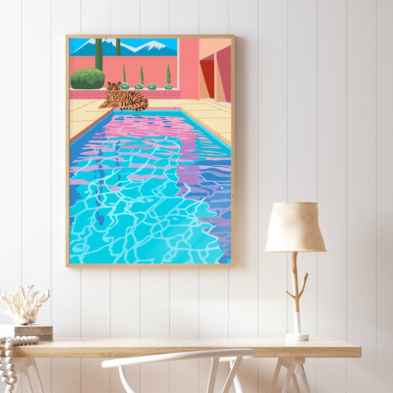 David Hockney Print David Hockney Poster David Hockney Wall Etsy