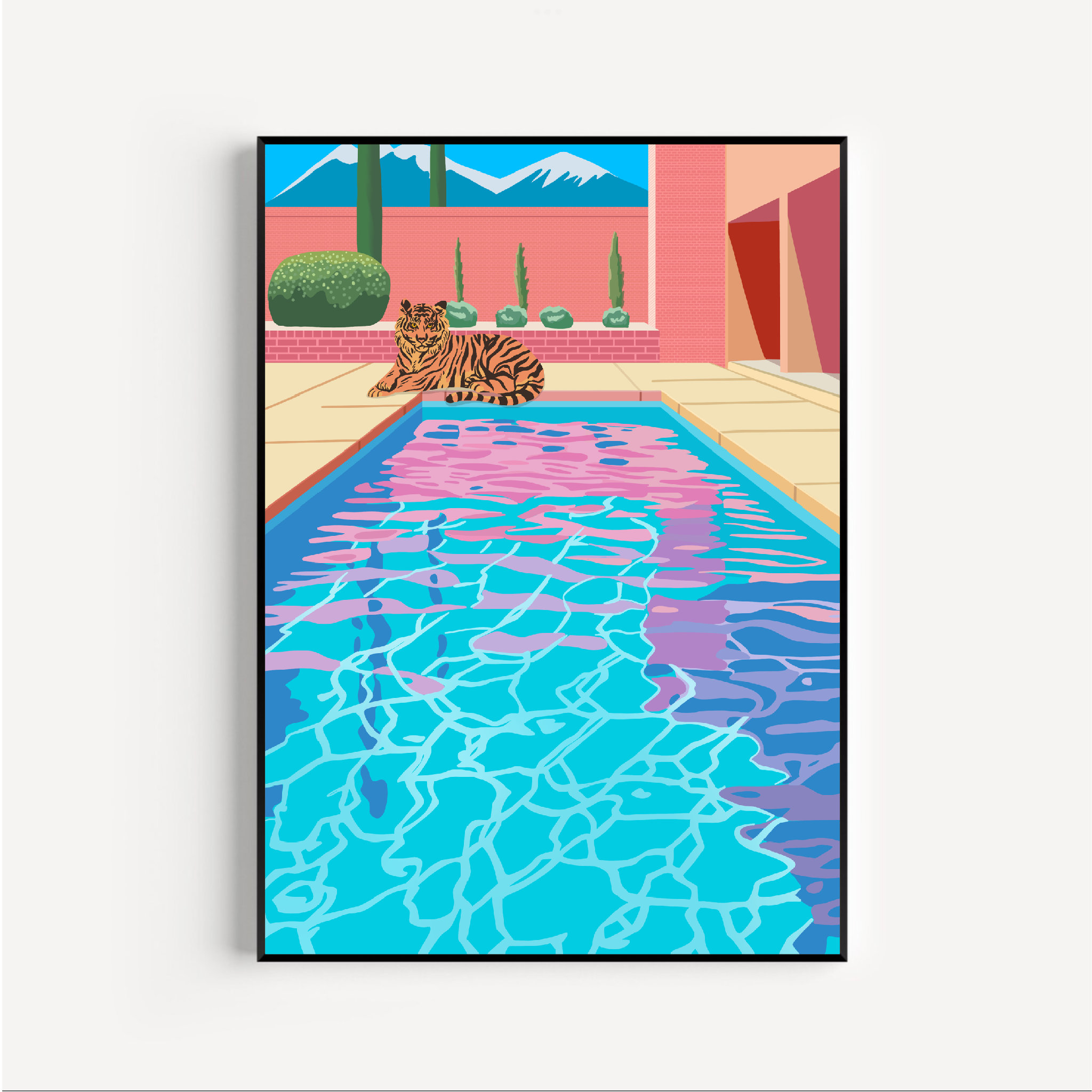 David Hockney Print David Hockney Poster David Hockney Wall Etsy