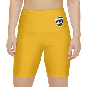 Produktbild von Damen Yoga-Shorts Mit Hoher Taille, Gerüschter Po, Lifting, Workout, Laufen, Heiße Leggings Für Damen, Hellblau, XX-Large