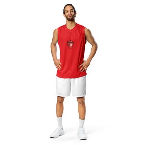 Unisex Recycled Basketball Jersey | Eco Friendly Polyester Athletic Tank, Moisture Wicking Quick Dry Team Shirt, Custom Sublimation Top