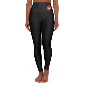 Ladies High Waist Leggings, Gym Workout Leggings, Polyester Spandex Leggings, Ladies Workout Leggings Black, Red, White,