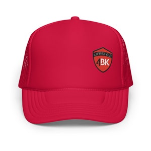 Trucker Cap aus Schaumstoff | Retro Mesh Zurück Snapback Cap | Benutzerdefiniertes Logo oder leer | Sublimationsbereite Schaumstofffront | Vintage Style Trucker | Unisex