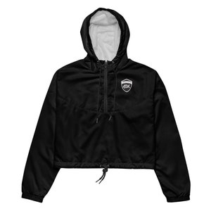 Women’s cropped Hooded windbreaker, Pullover Windbreaker, Windbreaker Jacket , Lightweight Windbreaker, Windbreaker, Windbreaker Suit