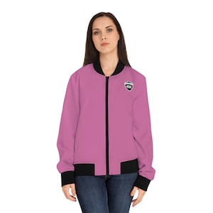 Women&#39;s Bomber Jacket | Cropped, Oversized, Faux Leather, Satin, or Quilted Options | Embroidered Streetwear Fashion Coat