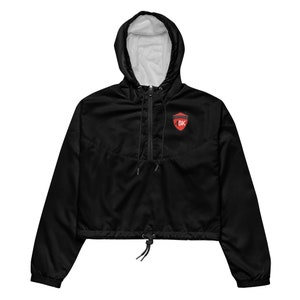 Women’s cropped Hooded windbreaker, Pullover Windbreaker, Windbreaker Jacket , Lightweight Windbreaker, Windbreaker, Windbreaker Suit