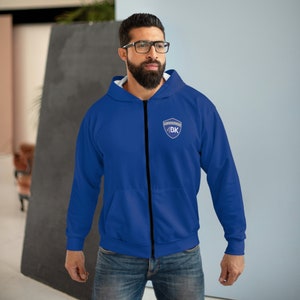 Unisex Cotton Poly Zip Hoodie | Fleece Lined, Lightweight or Heavyweight, Blank, Custom Logo, Soft Full Zip Sweatshirt