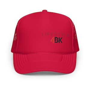 Trucker Cap aus Schaumstoff | Retro Mesh Zurück Snapback Cap | Benutzerdefiniertes Logo oder leer | Sublimationsbereite Schaumstofffront | Vintage Style Trucker | Unisex