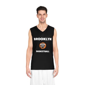 Mens Basketball Jersey Workout Shirt | Moisture Wicking, Quick Dry, Mesh, Sleeveless, Reversible | Custom Logo Team Training Top