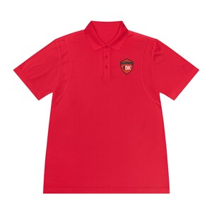 Men&#39;s Moisture Wicking Golf Polo | Polyester Performance Polo Shirt, Quick Dry Athletic Fit, Lightweight Golf Shirt, Sports Top