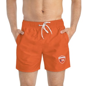 Men’s Polyester Swim Trunks | Quick Dry, Lightweight, Drawstring, Beach Shorts, Board Shorts, Athletic Fit, Sublimation Swimwear