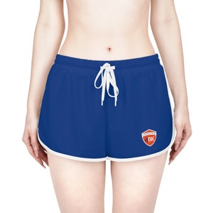 Women’s Casual Relaxed Polyester Shorts | Lightweight, Comfy Lounge Shorts, Elastic Waist, Drawstring, Summer, Sublimation, Custom