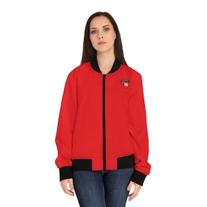 Women&#39;s Bomber Jacket | Cropped, Oversized, Faux Leather, Satin, or Quilted Options | Embroidered Streetwear Fashion Coat