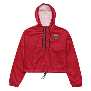Women’s cropped Hooded windbreaker, Pullover Windbreaker, Windbreaker Jacket , Lightweight Windbreaker, Windbreaker, Windbreaker Suit