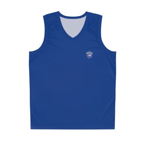 Mens Basketball Jersey Workout Shirt | Moisture Wicking, Quick Dry, Mesh, Sleeveless, Reversible | Custom Logo Team Training Top