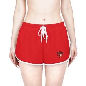 Lässige entspannte Polyester Shorts | Leichte, bequeme Lounge-Shorts, elastische Taille, Kordelzug, Sommer, Sublimation, kundenspezifische