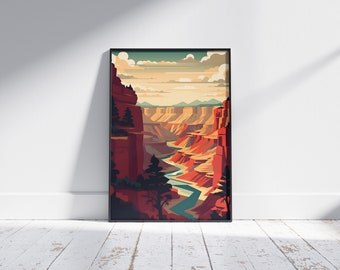 Grand Canyon National Park Poster | Digital Art