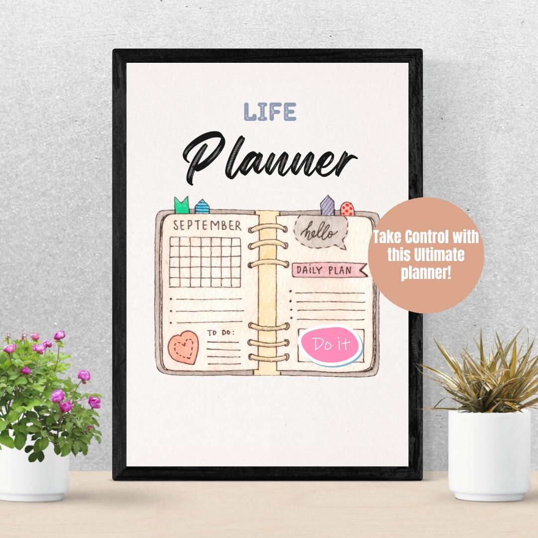 The Ultimate Life Planner- Digital Download - Etsy