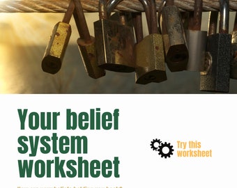 Hoja de trabajo de su sistema de creencias: DESCARGA INSTANTÁNEA