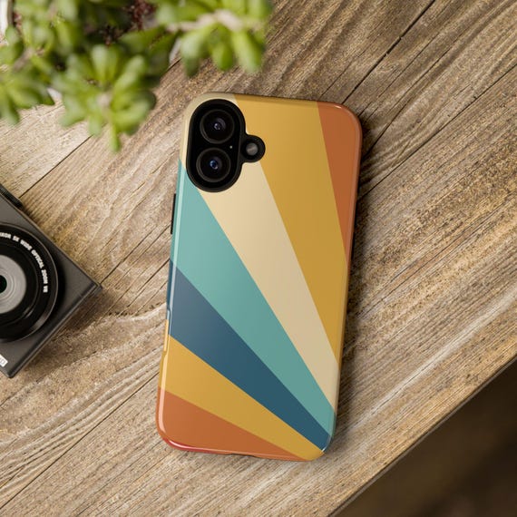 Modern Sun iPhone Case, Modern Art, Groovy, Funky Phone Case, Modern Lines,  iPhone 16 case, Tough Cases, iPhone Cover, Phone Case, iPhone 16