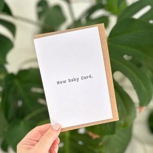 Carte de naissance - drôle de bébé coquine - sexe neutre - garçon/fille - carte de voeux - félicitations - A6