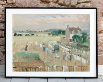 Berthe Morisot Print: French Impressionist Farmhouse Wall Decor (Digital Download)