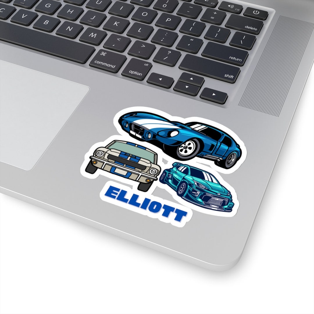 Personalized Sticker, Muscle Car Sticker, Laptop Sticker, Backpack ...