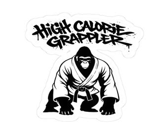 High Calorie Grappler Kiss-Cut Sticker | Gorilla Jiu-Jitsu Martial Arts Decal