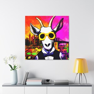 GOAT - DJ - NYC - Brooklyn Bridge Feature #5 van een 4-delige set - apart verkocht - door: Experimental Artisans. 3 mm aluminium composietpanelen