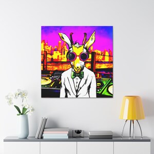 GOAT - DJ - NYC - Brooklyn Bridge Feature #3 van een 4-delige set - apart verkrijgbaar - door: Experimental Artisans. 3 mm aluminium composietpanelen