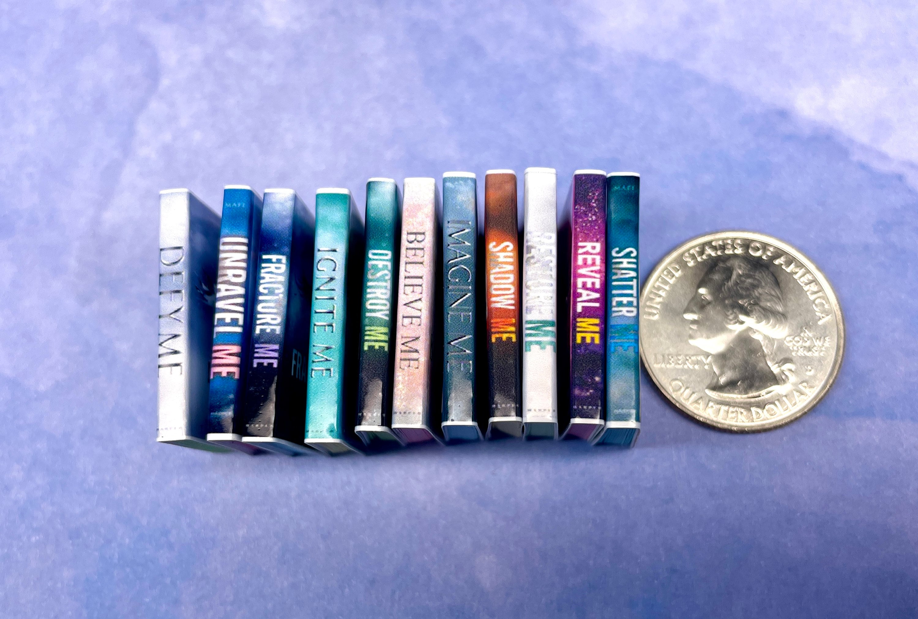 Shatter Me Series by Tahereh Mafe, 11 Miniature Books, Shatter Me ...